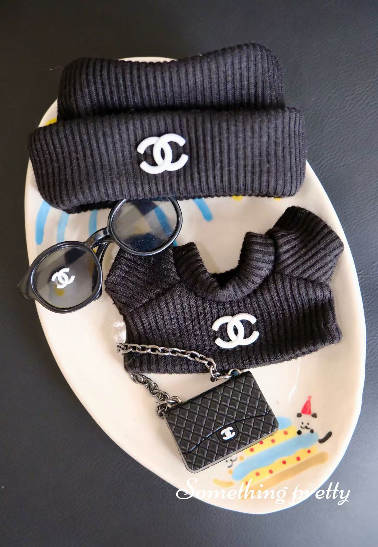 LABUBU CLOTH CHANEL BLACK SUIT 0014